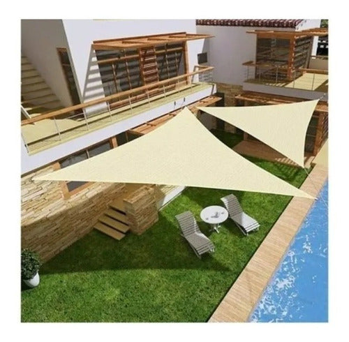 Toldo Vela Sombra 5mx5m Toldos Vela Malla Sombra Triangular